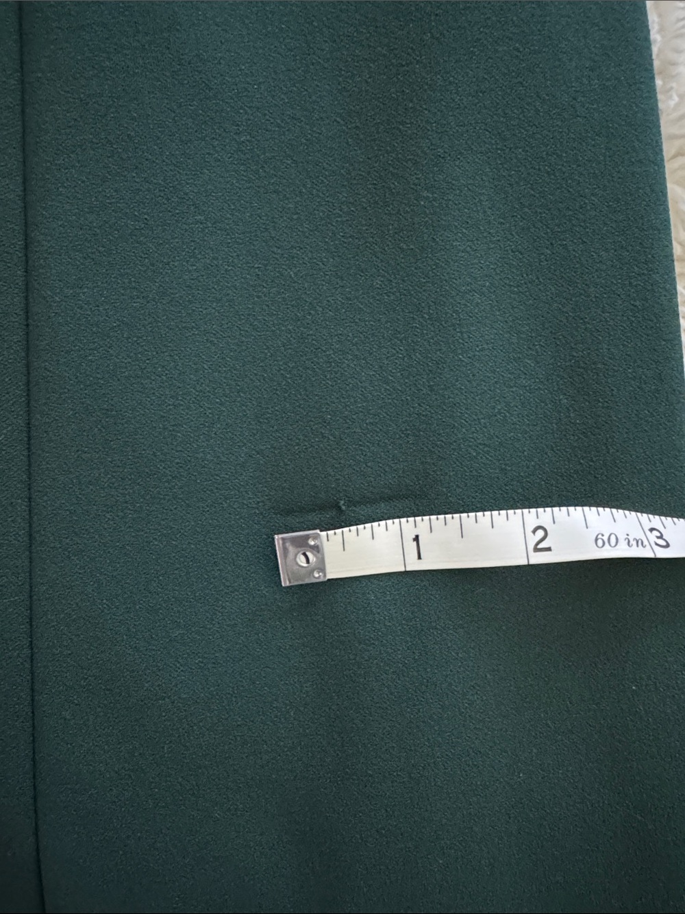 Classic Long Sleeve Forest Green Midi Dress - Picture 10 of 10